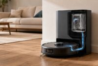 robot aspirador con autovaciado