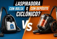 ¿Aspiradora con bolsa o con depósito ciclónico_