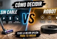 ¿Aspiradora sin cable o robot aspirador_