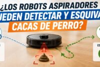 ¿Los robots aspiradores pueden detectar y esquivar cacas de perro_